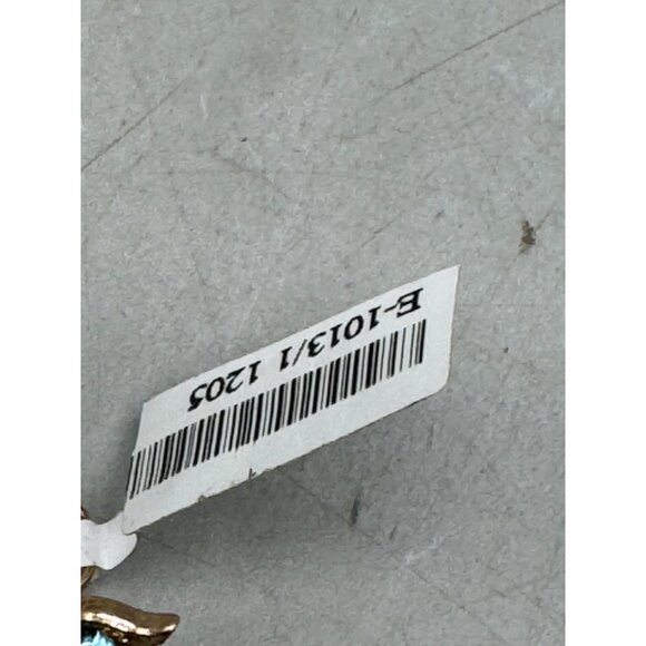 Mariana dangle drop earrings turquoise handmade crystal E-1013/1 1205 READ NEW - Picture 7 of 8